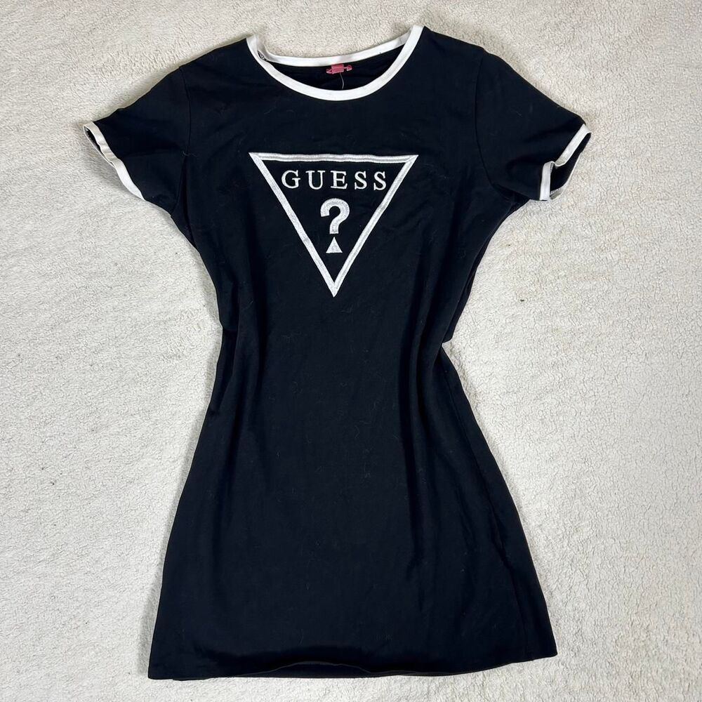 Y2K Mcbling Guess Embroidered T-Shirt Dress